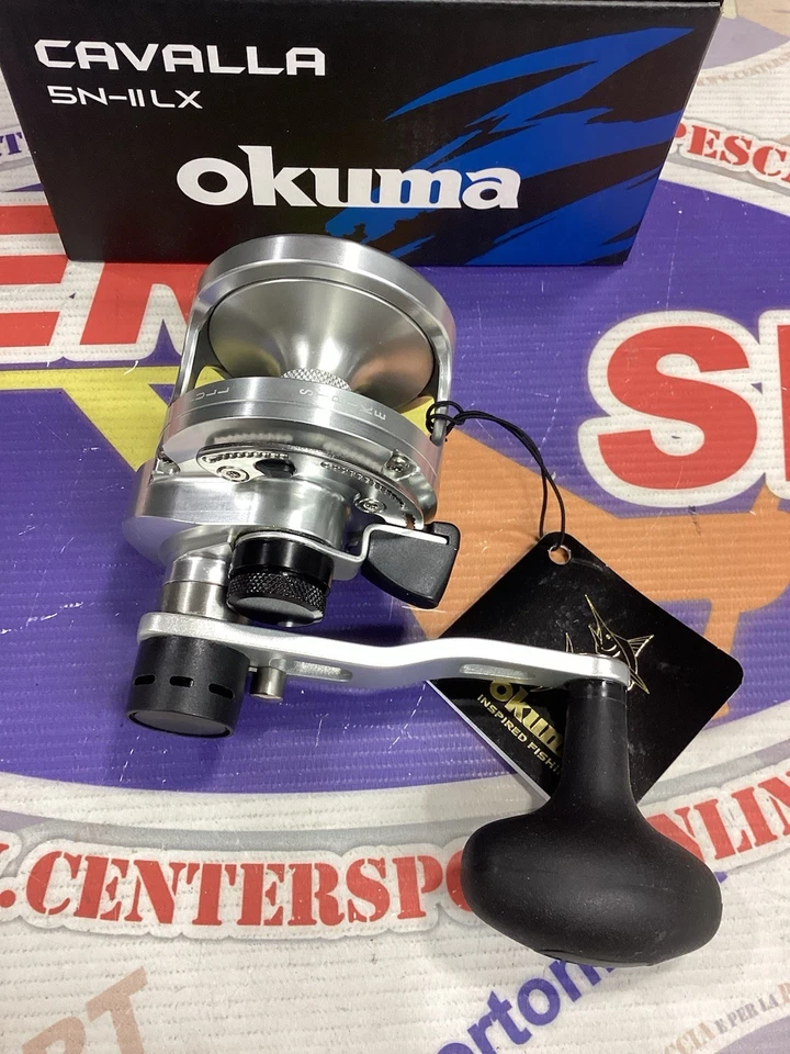 MULINELLO OKUMA CAVALLA 5N-II LX MANOVELLA SINISTRA  - Immagine 2 di 4