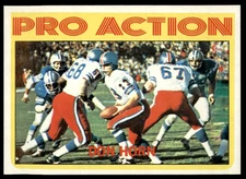 1972 Topps #256 DON HORN  Pro Action  Denver Broncos  MINT (Pack Fresh)