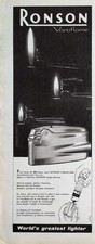 1959 RONSON Varaflame Paper Advertising - Lighters