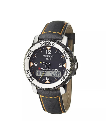 TISSOT T-Navigator 3000 Grey Men's Analog-Digital Watch T96.1.478.32