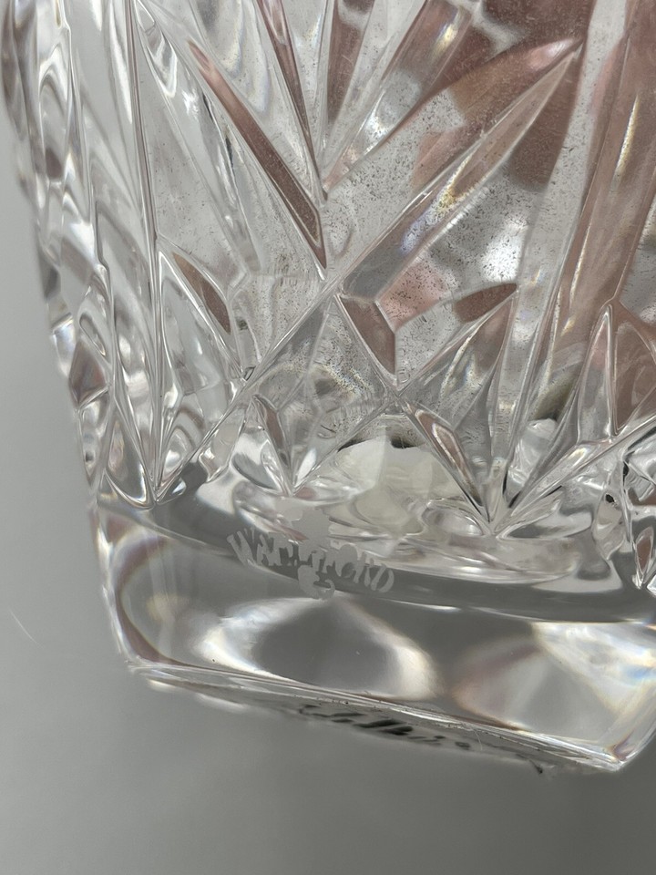 WATERFORD Crystal 5” GLENN POSY Vase 114862 Made in HUNGARY seahorse