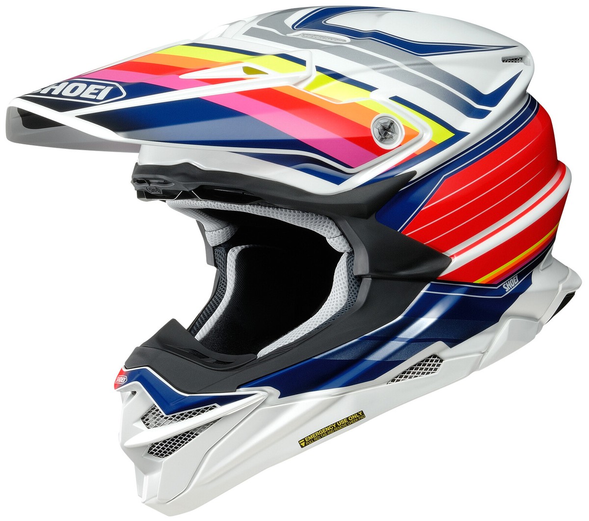Shoei VFX-EVO Pinnacle Helmet MED Red/White/Blue | eBay