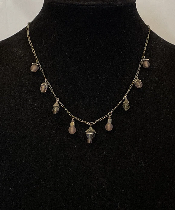 Vintage Necklace Marked VJ 16 Long eBay