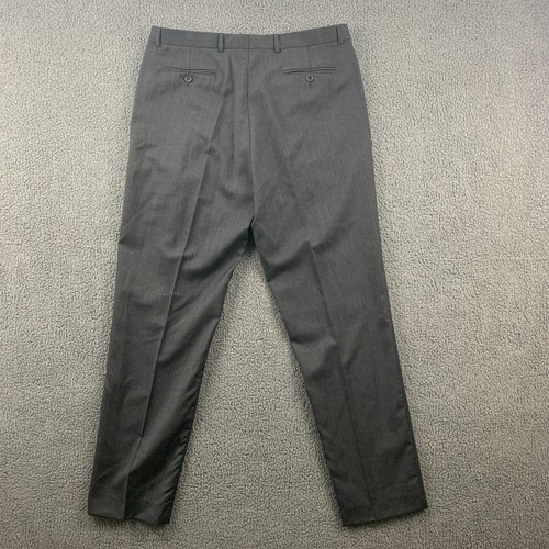 YSL Suit Mens 40 W36 L32 Black 2 Piece Blazer Trousers Wool Pin Stripe Vintage - Picture 20 of 23