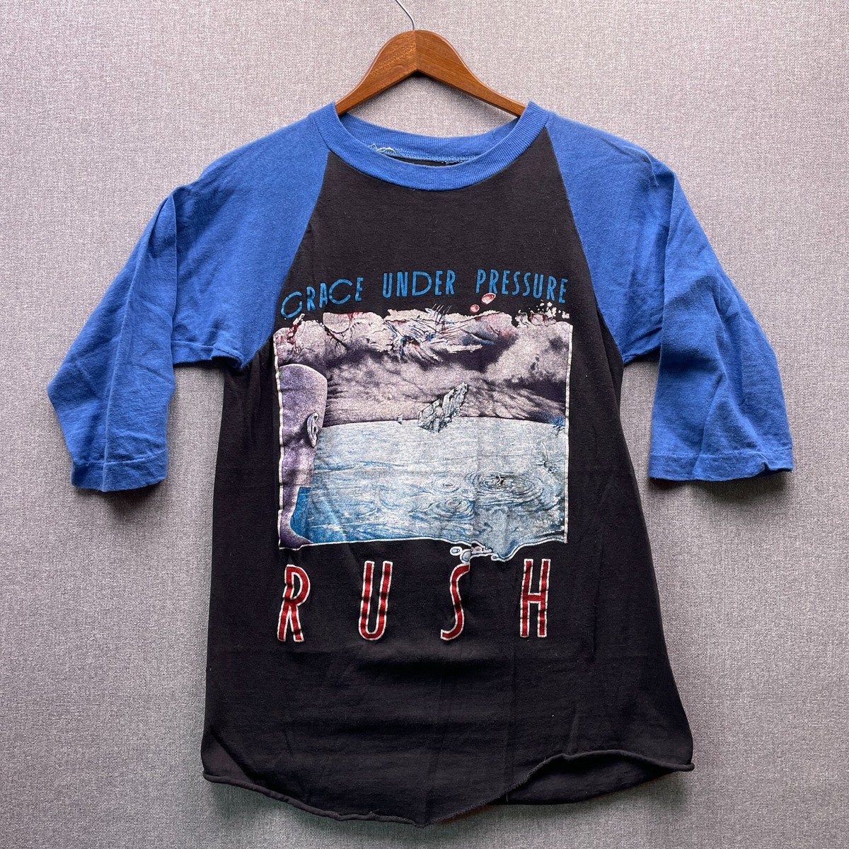 Vtg Rush Grace Under Pressure Live Tour 84' Mens M / S Concert
