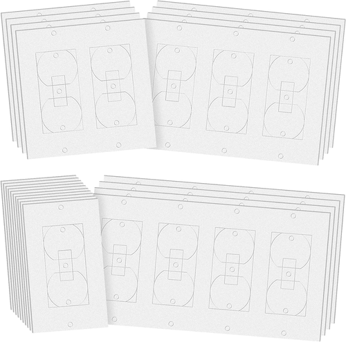 22Pcs Wall Plate Insulation Gasket, Weatherproof Foam Outlet Draft Sealer Pads - Picture 12 of 12