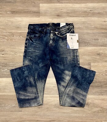 PRPS Indigo Distressed Button Fly Denim Jeans - Men's Size 32 | eBay