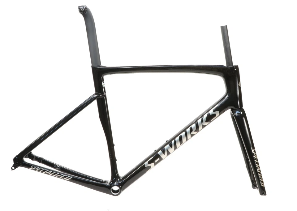 Conjunto de Quadros 2023 Specialized S-WORKS Tarmac SL7 58cm Brilho Preto Pérola NOVO na Caixa - Imagem 2 de 4
