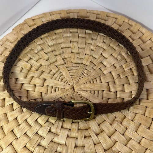 Gap kids braided brown leather belt child size XS belt - Picture 4 of 4