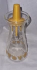 Vintage Glass Pyrex Butterfly Gold Flowers Pattern Single Replacement Shaker
