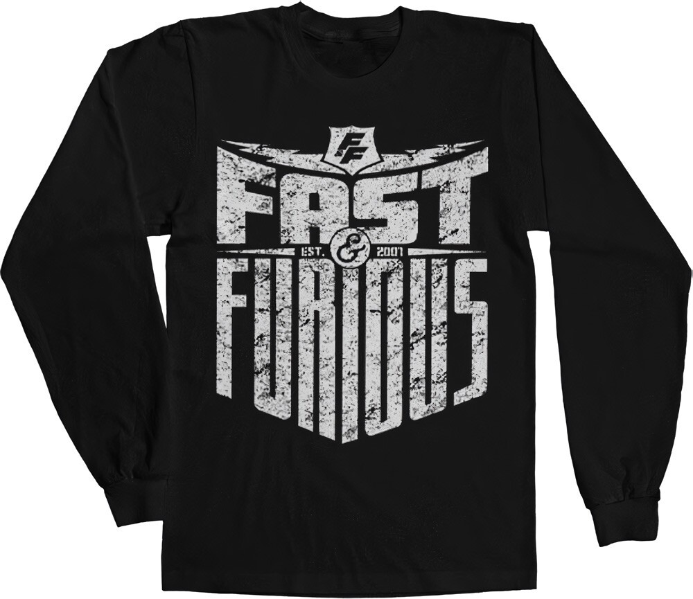 Fast - Furious Est. 2007 Longsleeve Tee Black