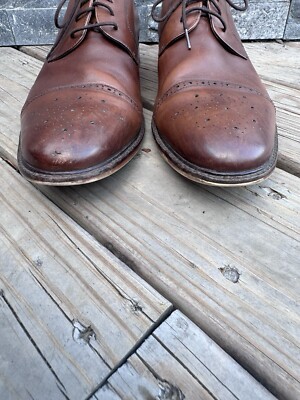 blue dress for baby girl The Noah Shoe - Brown Dress Shoes main image 1