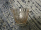 Federal Glass Pink Depression Creamer - Madrid Recollection Pattern