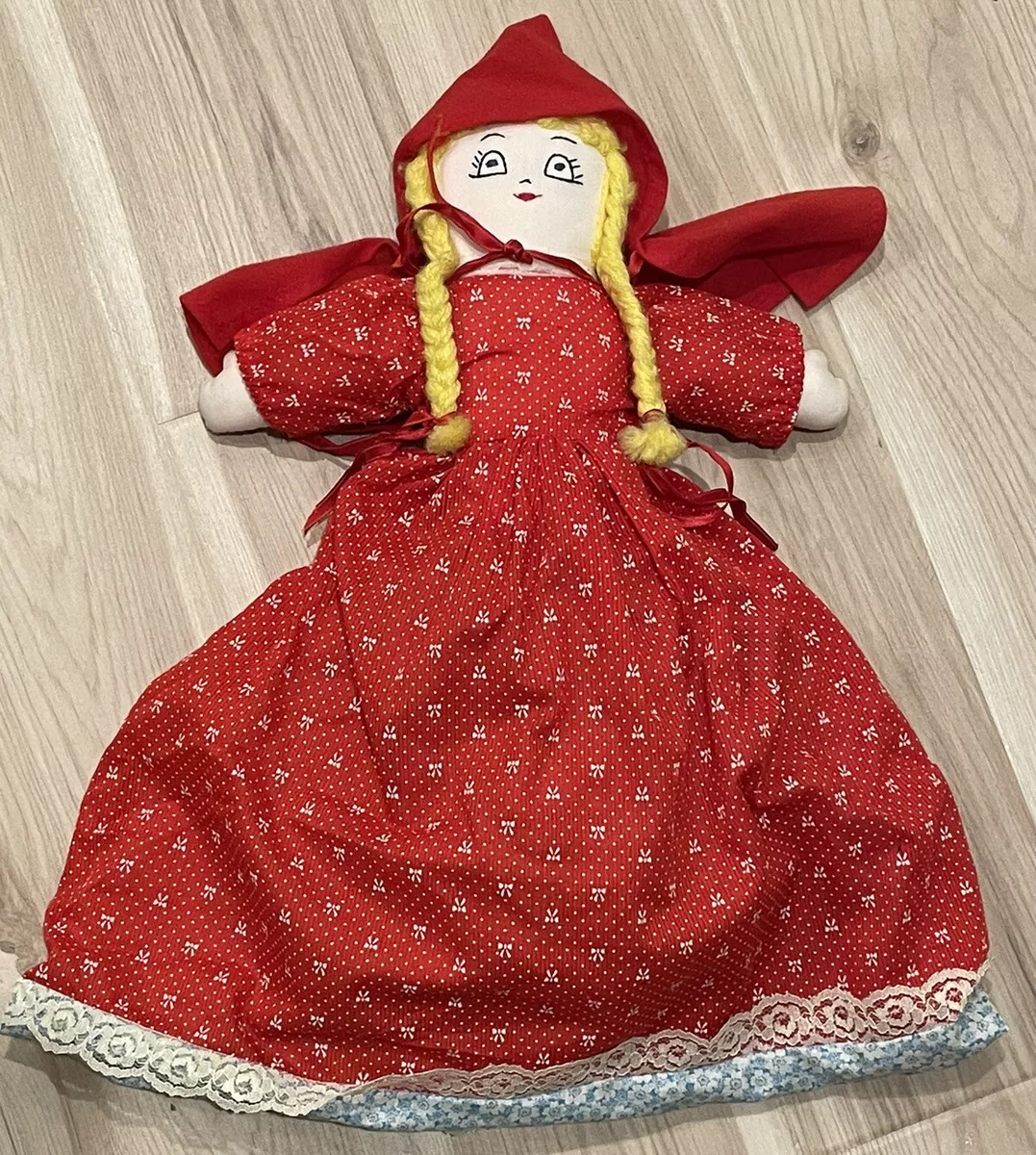 Vintage red riding hood doll new arrivals
