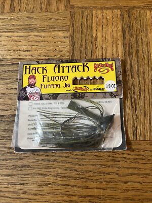 Strike King Hack Attack Fluoro Flipping Jig Size 3/8