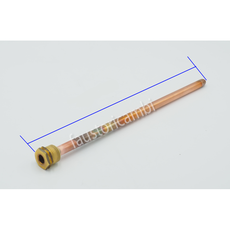 Termometro Bimetallico Da 63 Mm Per Acqua/Olio - Manicotto In Ottone, Gamma 0-120°C