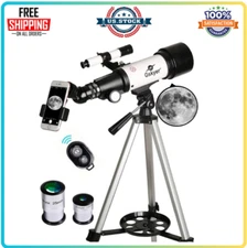 Gskyer 70mm AZ Mount Telescope for Beginners-Includes Bag,Phone Adapter & Remote