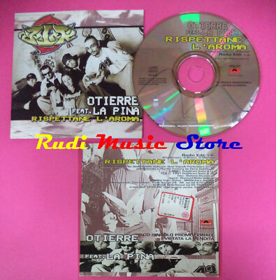 Single CD OTIERRE OTR Respettane L'Aroma PROMO SEHR SELTEN RAP ITALIENISCH no lp (S29