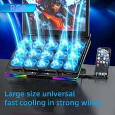 Laptop Fan Cooler Pad w/15 Quiet Cooling Fans Laptop Cooling Stand