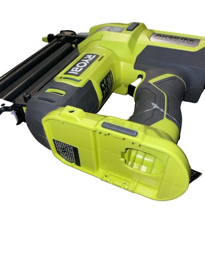 Ryobi One+ P321 18V Cordless AirStrike Brad Nailer W/ Two Batteries