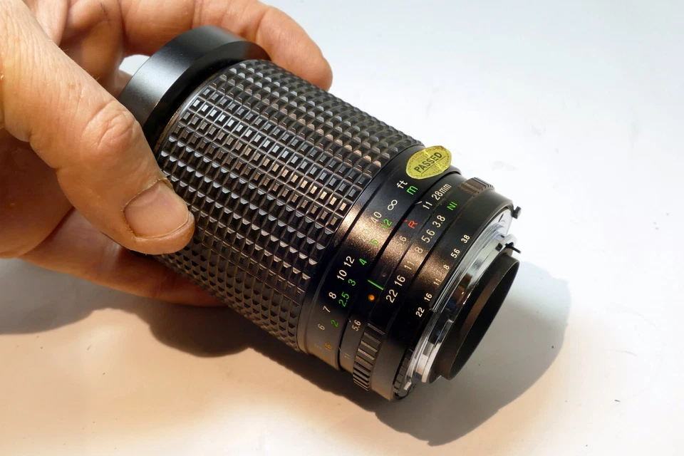 Lente de enfoque manual Ai Toyo Optics Tou Five Star 28-135 mm para Nikon F FE FM como nueva Foto 4 de 4