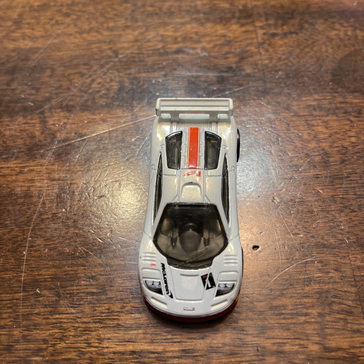 2017 Hot Wheels McLaren F1 GTR Loose Diecast - White, Red, Black
