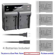 Kastar Battery Dual Rapid Charger for Nikon EN-EL14a MH-24 Nikon Coolpix P7000