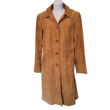Express 11 12 Camel Tan Brown Leather Suede B...