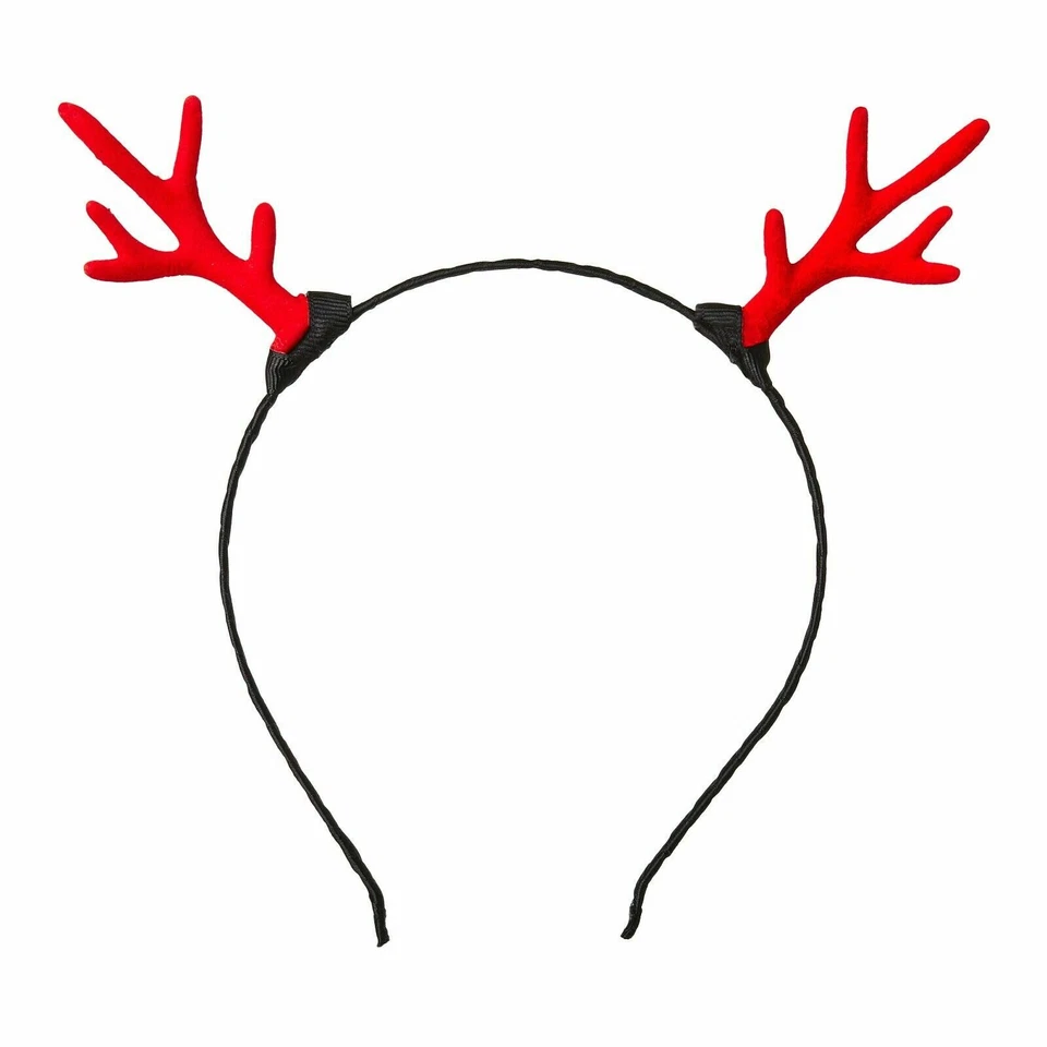 Рождественские повязки на голову светодиодная подсветка мигающие оленьи рога костюм обруч для волос, 12 - Изображение 4 из 4