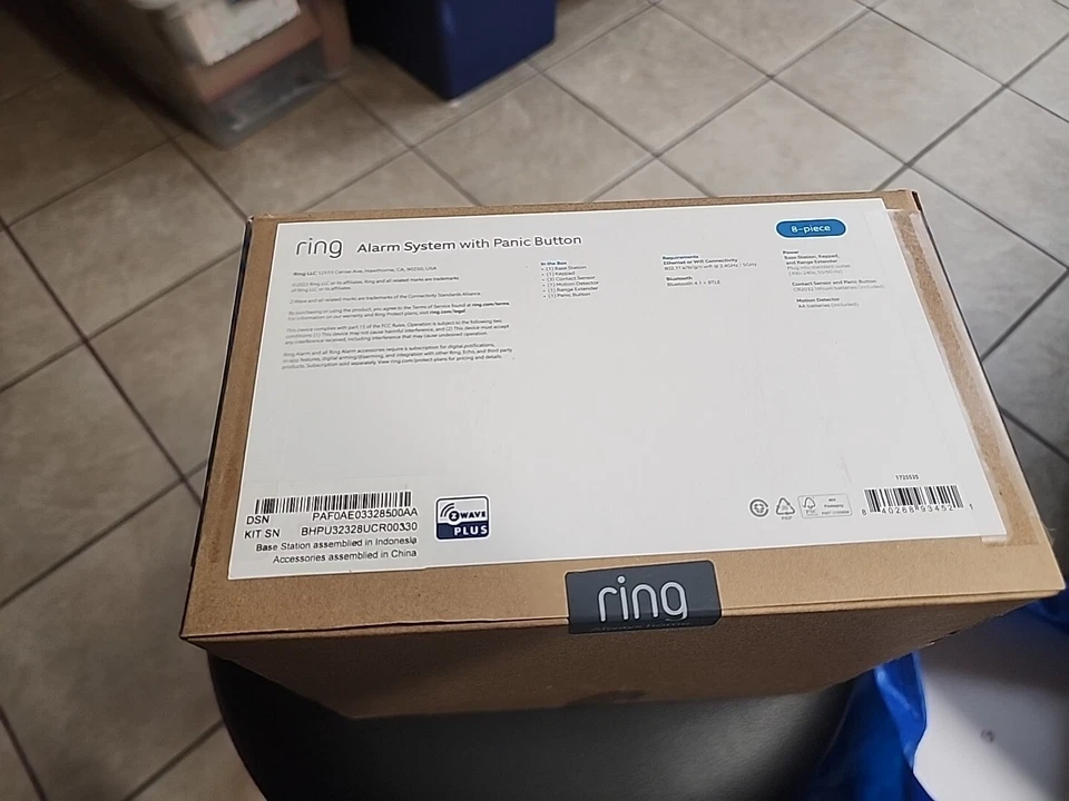 Ring Alarm 8-piece Home Security Kit (Gen 2) Panic Motion Sensor Keypad Plus - Image 4 of 4