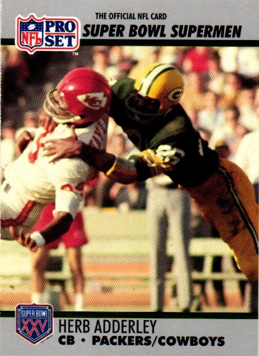 1990-91 Pro Set Super Bowl XXV Silver Anniversary #100 Herb Adderley