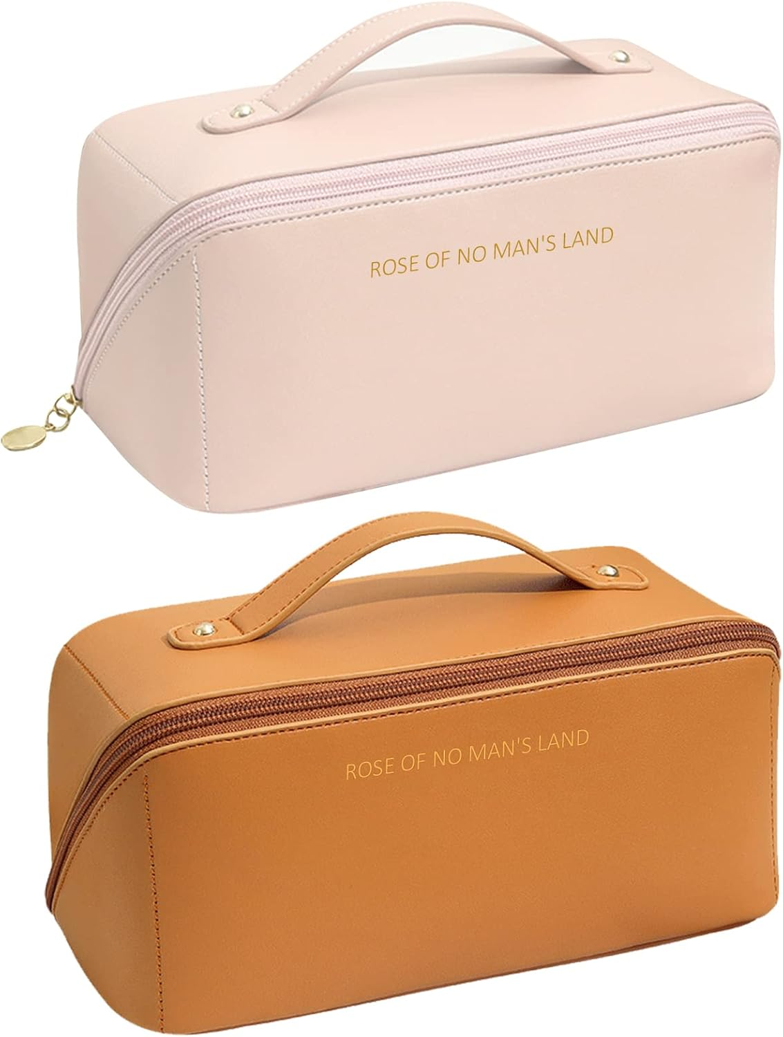 2 Pack Large Capacity Travel Cosmetic Bag, Makeup Bag, Multifunctional Storage W