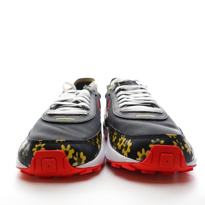 Nike Waffle One Sunflower Black Habanero Red Shoes Men display picture 1