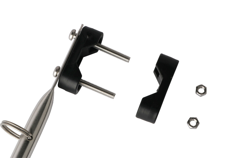 2X Stainless Steel 14" Boat Flag Pole Holder fit 7/8" 1" Rail Mount eBay