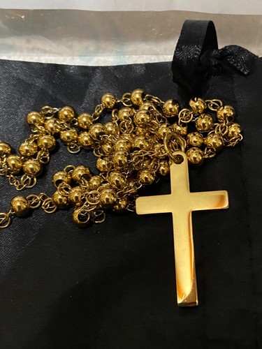 MADONNA CELEBRATION TOUR ROSARY BEADS GOLD DETROIT LIMITED EDITION SHIPS FAST - Picture 3 of 5