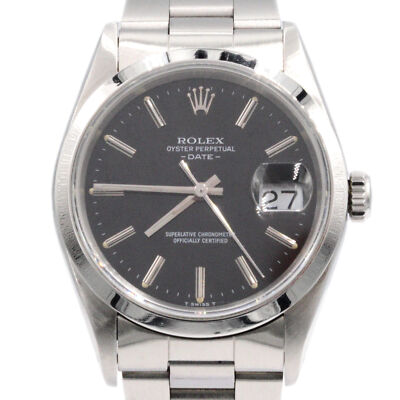 Rolex Date 15200 Stainless Steel Watch Oyster Band Sapphire