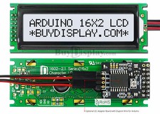 White IIC/I2C/TWI 16x2 Character LCD Display Module for Arduino w/Wire,Library