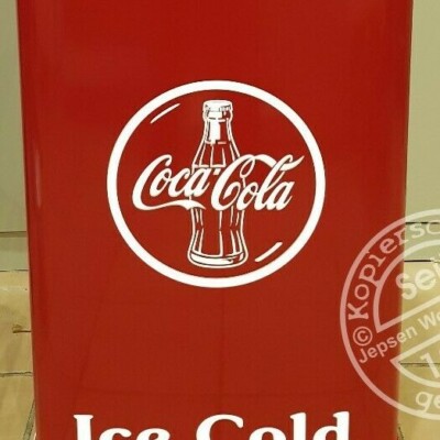 Aufkleber Tablett Design 35cm Coca Cola Bottle für Tür Kühlschrank - Farbauswahl