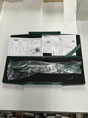 1108-200 Insize 0-8” Digital Caliper (0-200mm) Brand New In Box W/ Plastic Case