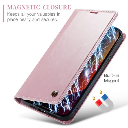 Funda de Cuero para iPhone 16 15 Pro Max 14/13/12/11 Abatible Billetera Soporte Teléfono Estuche - Imagen 51 de 60