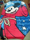"Nwt" Vintage 90s Disney Parks Exclusive Sorcerer Mickey Beach Bath Towel 62x33"