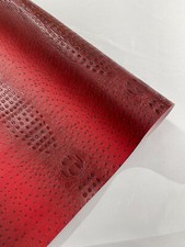 Gator/Ostrich Two Tone Fake Leather Upholstery, 3-D Crocodile Skin Texture Faux