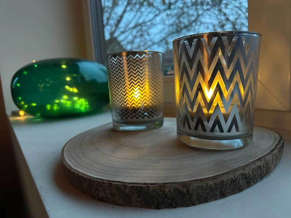 XL Holz-Scheibe Rindenbrett Astscheibe Rund Oval 30cm Rindenscheibe Baumscheibe - Bild 4 von 4