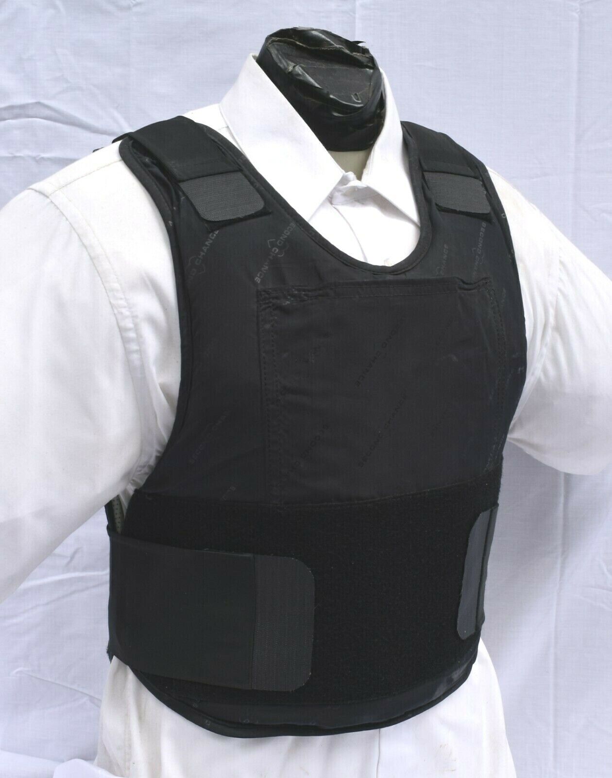 New Large Second Chance Concealable Carrier Body Armor Bullet Proof Vest  IIIA