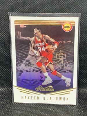 Hakeem Olajuwon 2016-17 Studio #70 Houston Rockets b