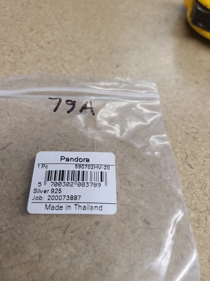 НИКОГДА НЕ НОСИЛИСЬ! Pandora моменты браслет с брелоками из чистого серебра 7,5» - 590702HV-20 - Изображение 3 из 4