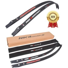 NIKA ARCHERY Recurve Bow Limbs Progress Series N3 Carbon Fiber Limb 20 to 50 lbs