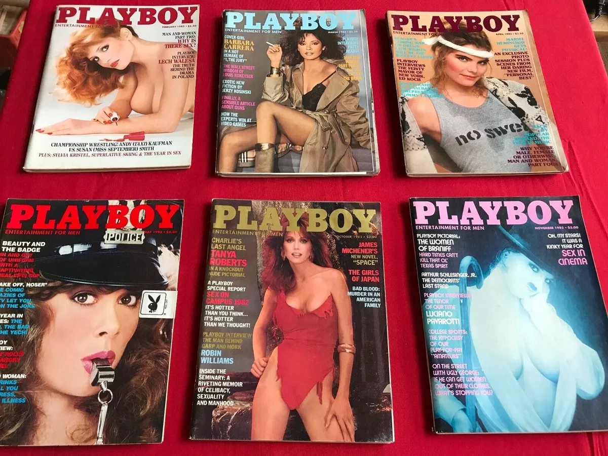 VTG Playboy Magazine Lot (1982) eBay photo