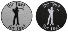 Golf Golfers Golf Sports Patch With Custom Text Patch 10cm 133 