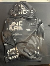 Under Armour Light Weight Sweatshirt Youth Small Black Spell out